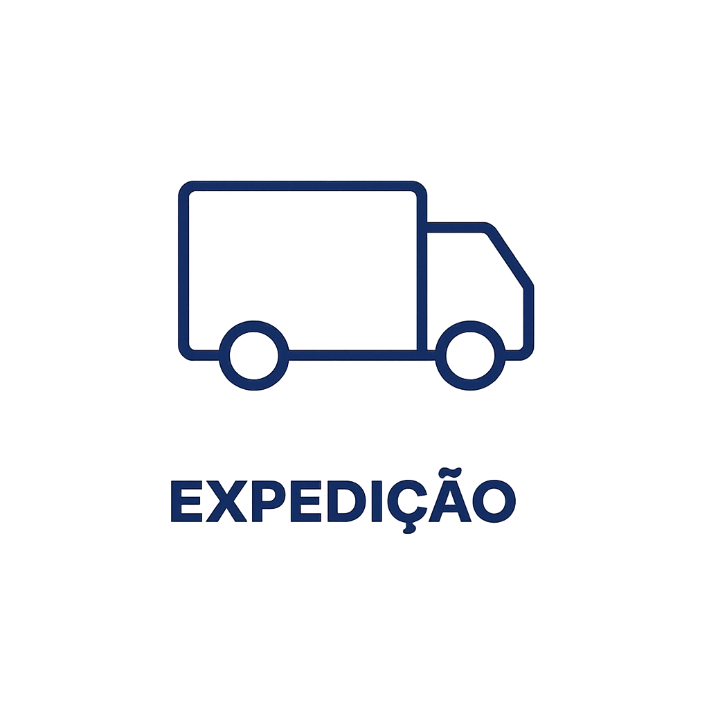 Ícone de expedição de dutos HVAC