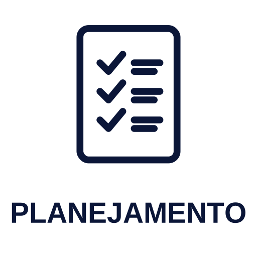 Ícone de planejamento de fabricação